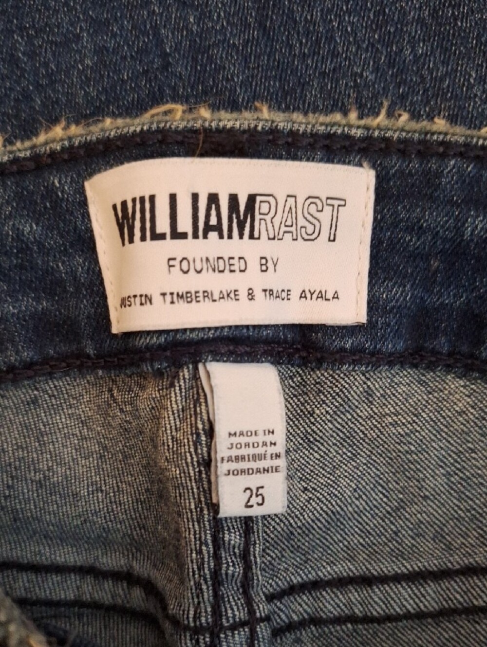 William Rast Patchwork Skinny Jeans. Size 25 - Picture 3 of 3
